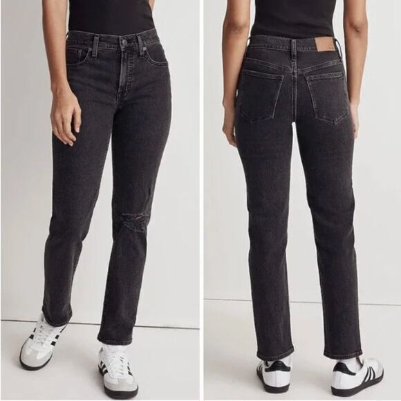 NEW Madewell The Mid-Rise Perfect Vintage Straight Jean in Rosella Wash, 28 - Picture 1 of 16